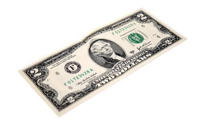 Два доллара одной купюрой 2 доллара